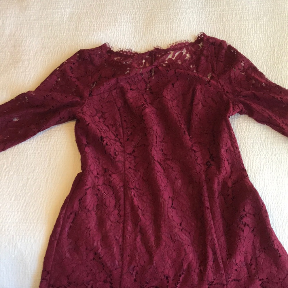 Red Lace Dress